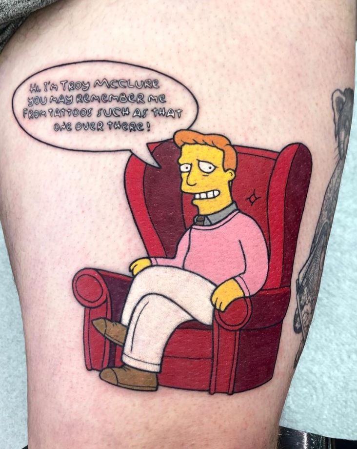 Awesome Troy McClure Tattoo