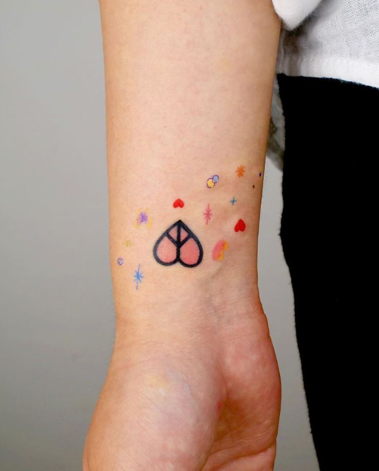 Peace Heart Tattoo