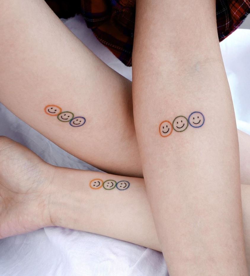 Small Emojis Tattoo
