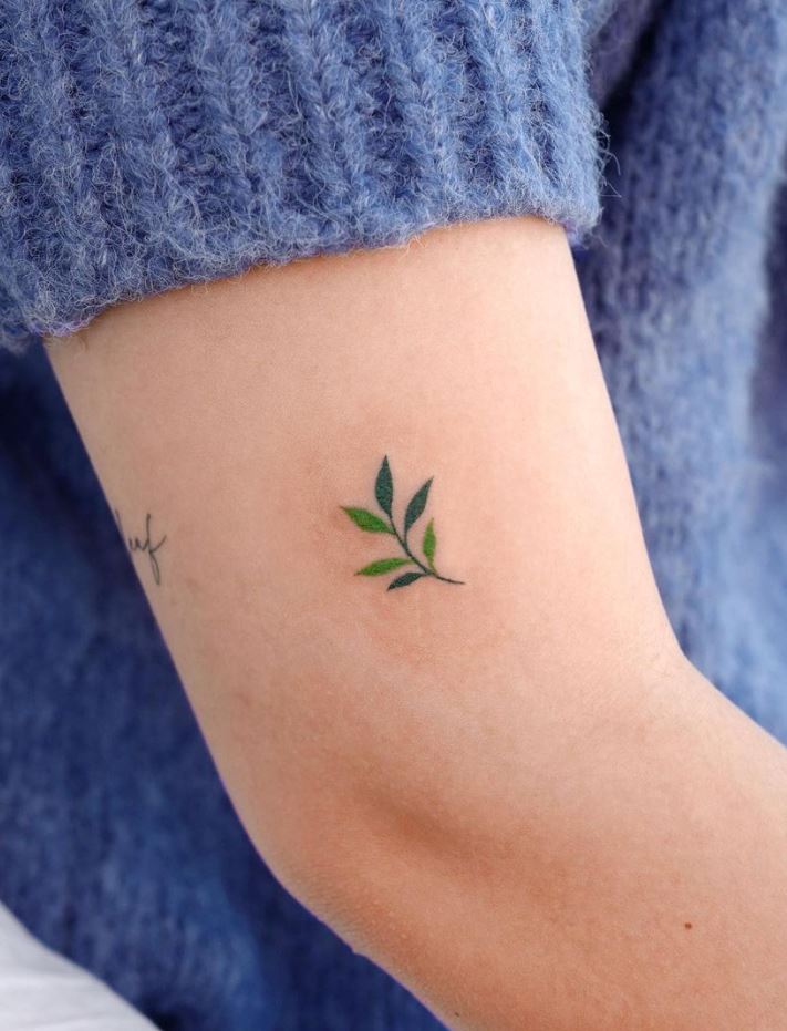 Small Leaves Tattoo | InkStyleMag