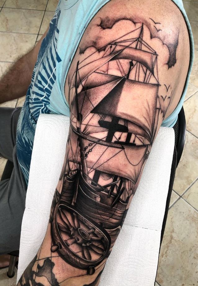 Awesome Nautical Tattoo