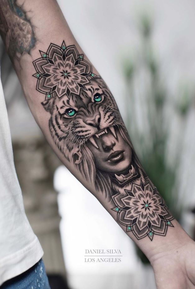 Lion Girl Tattoo