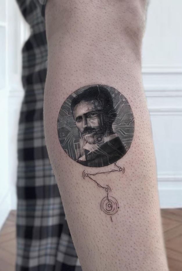 Nikola Tesla Tattoo