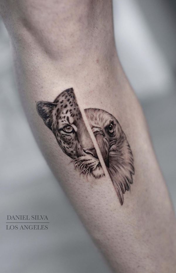 Tiger & Eagle Tattoo