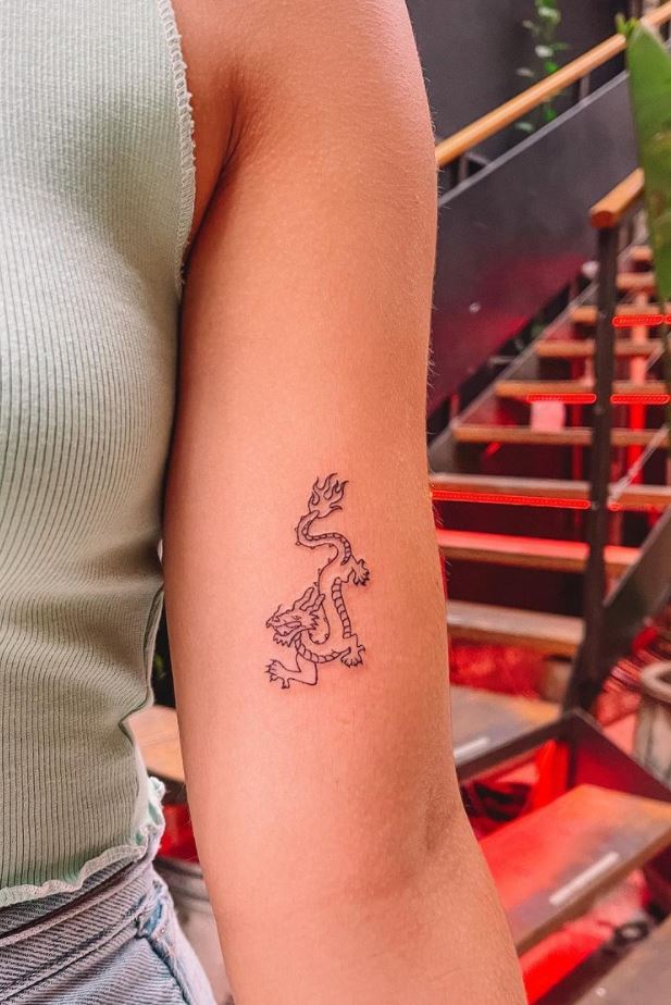 Cute Dragon Tattoo | InkStyleMag