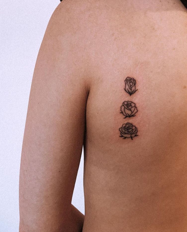 Cute Roses Tattoo