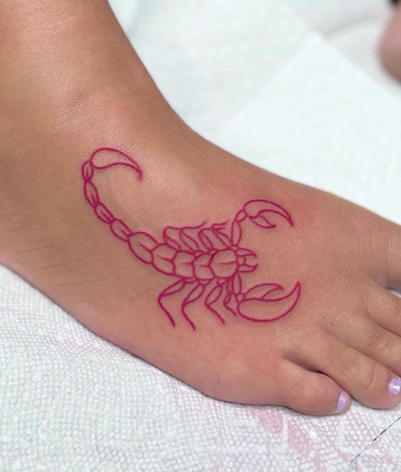 Red Scorpion Tattoo | InkStyleMag