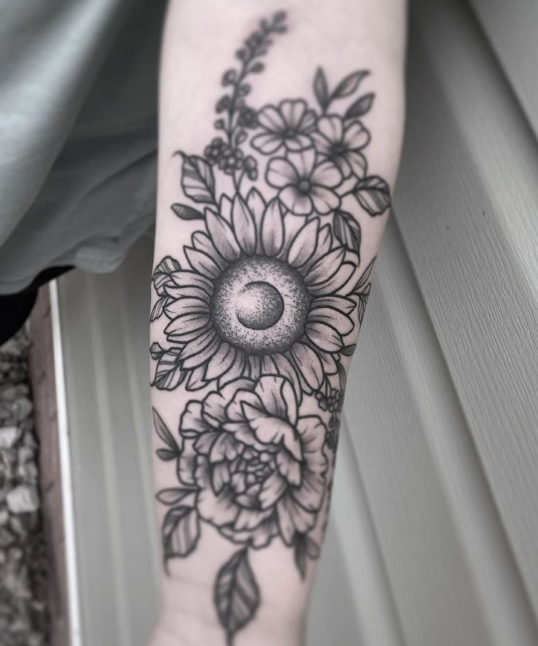 Wild Flowers Tattoo