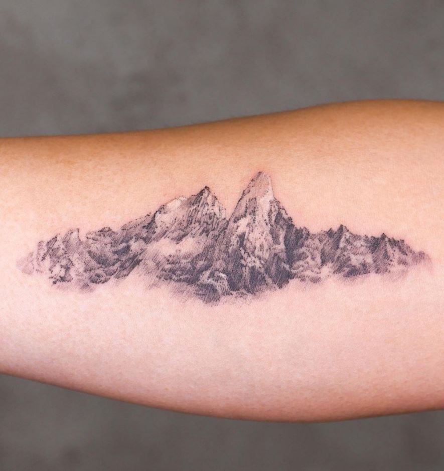 Awesome Mountain Tattoo