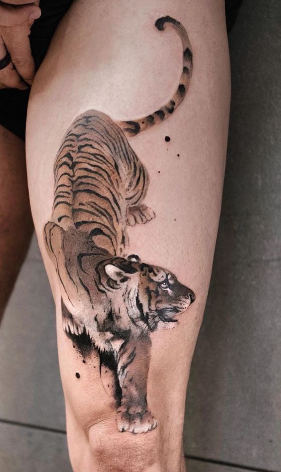Awesome Tiger Tattoo | InkStyleMag