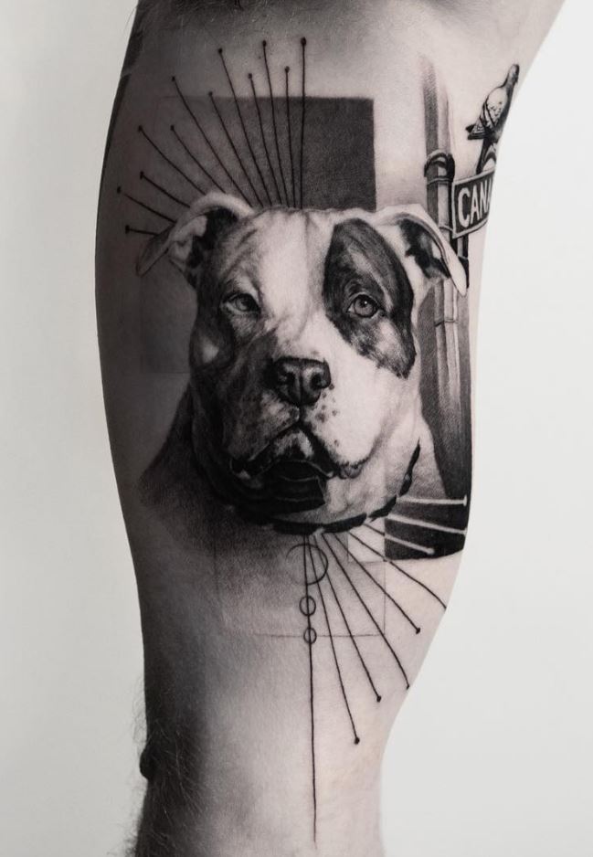 Badass Dog Tattoo