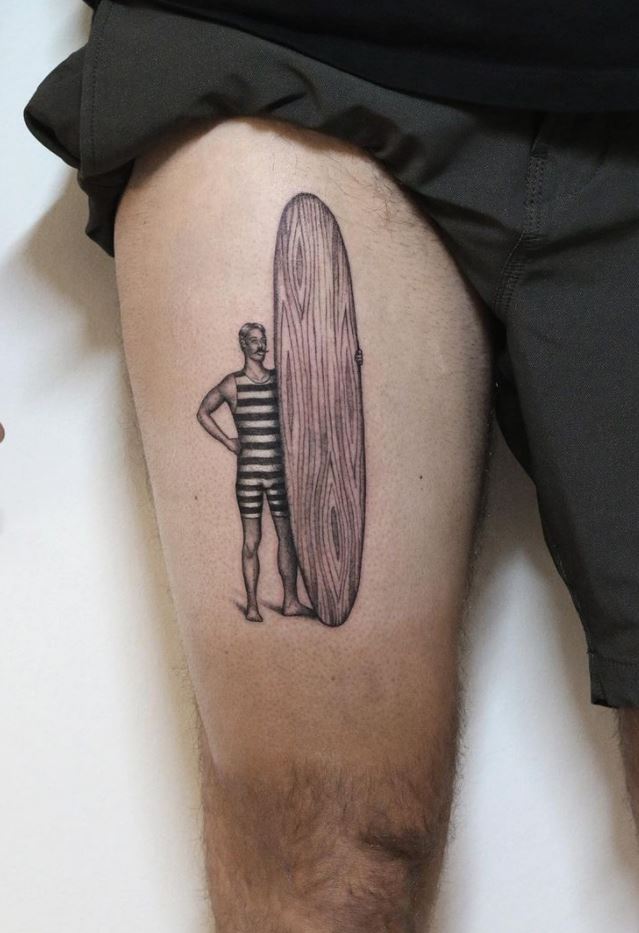 Surfing Tattoo