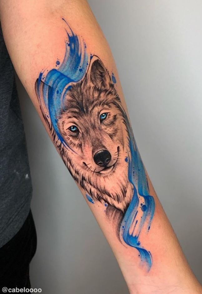 OLLIE KEABLE TATTOOS  Finished the wolf neck piece on thelifeofjans 