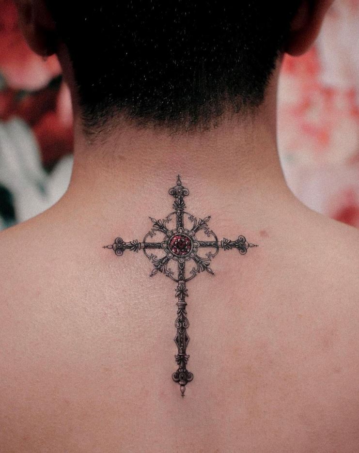 Antique Cross Tattoo