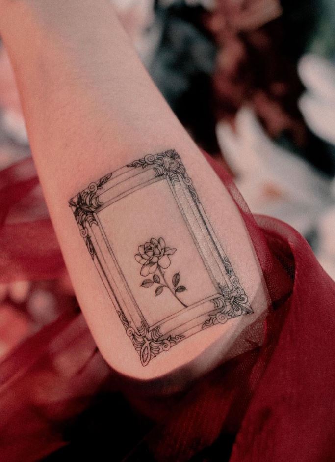 Antique Frame Tattoo