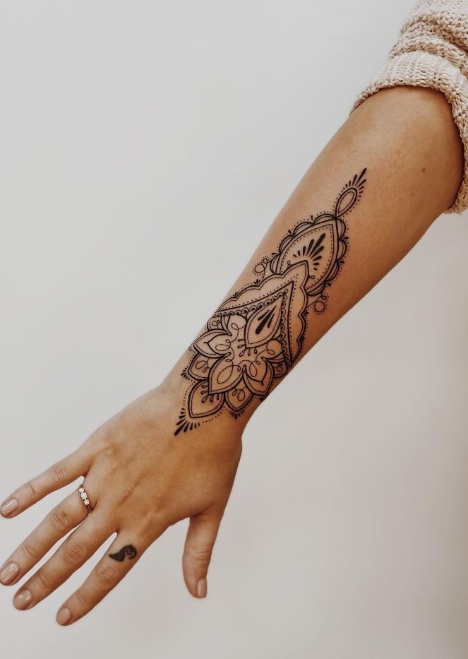 Ornamental Forearm Tattoo
