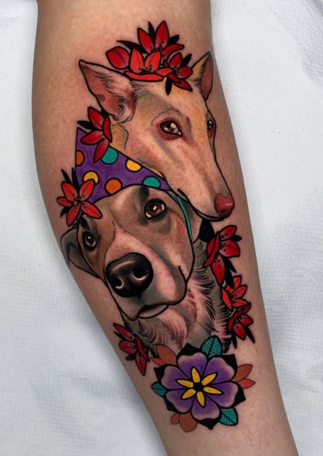 Beautiful Dogs Tattoo