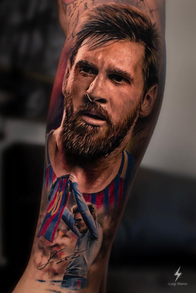 Lionel Messi Tattoo