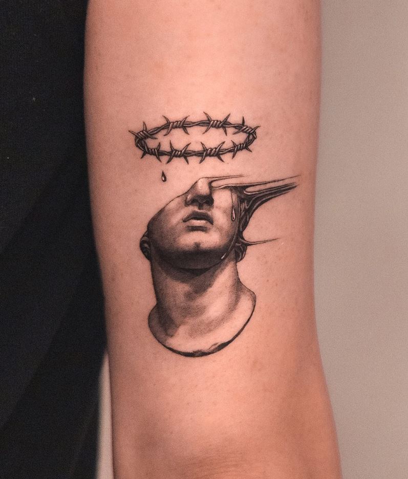 Awesome Black & Gray Tattoo