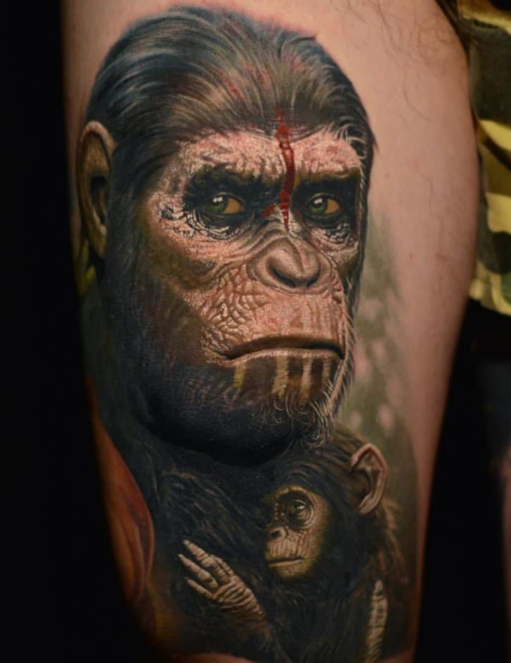 Koba The Ape Tattoo