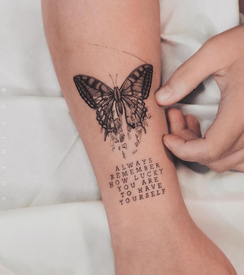 Legendary Butterfly Tattoo