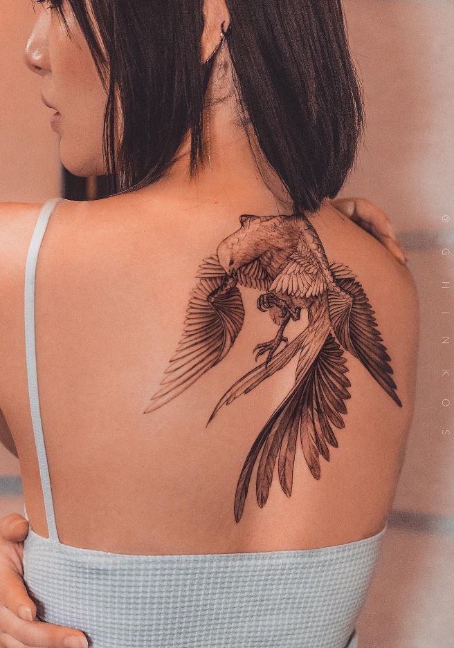 Outstanding Bird Tattoo