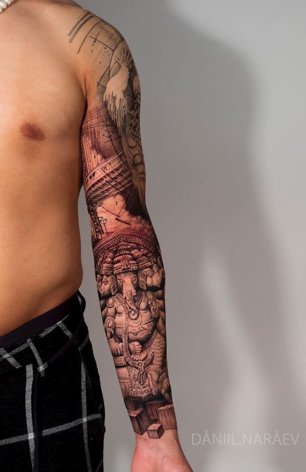 Breathtaking Sleeve Tattoo