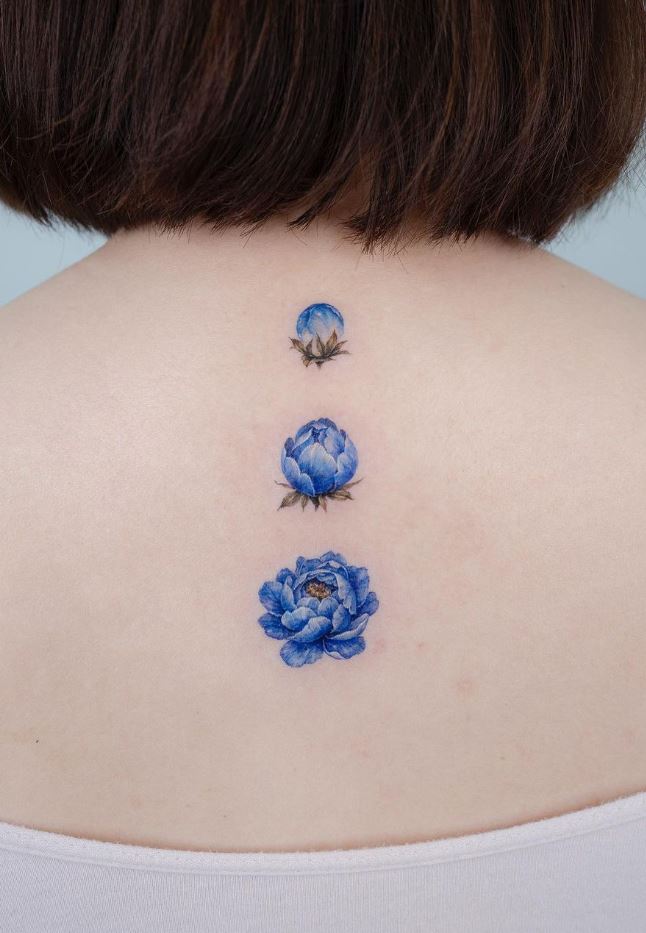 Peony Flowers Tattoo