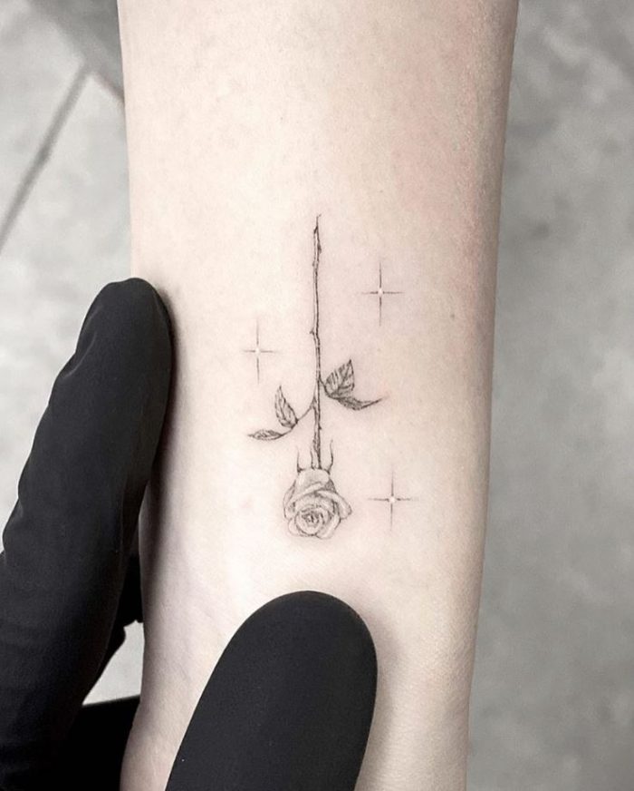 Small Flower Tattoo | InkStyleMag