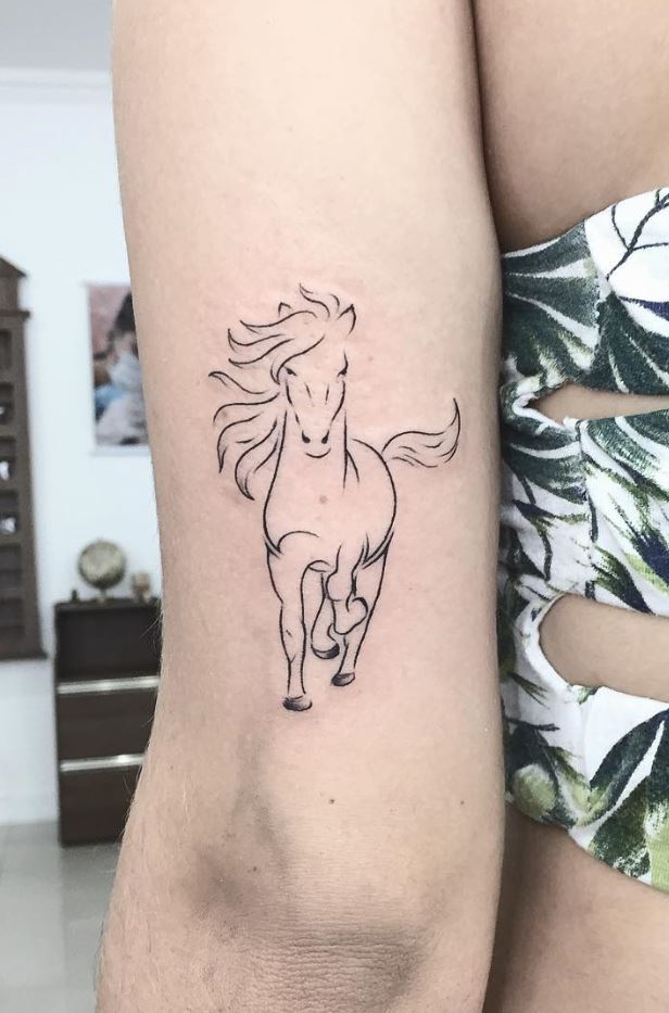 Running Horse Tattoo | InkStyleMag