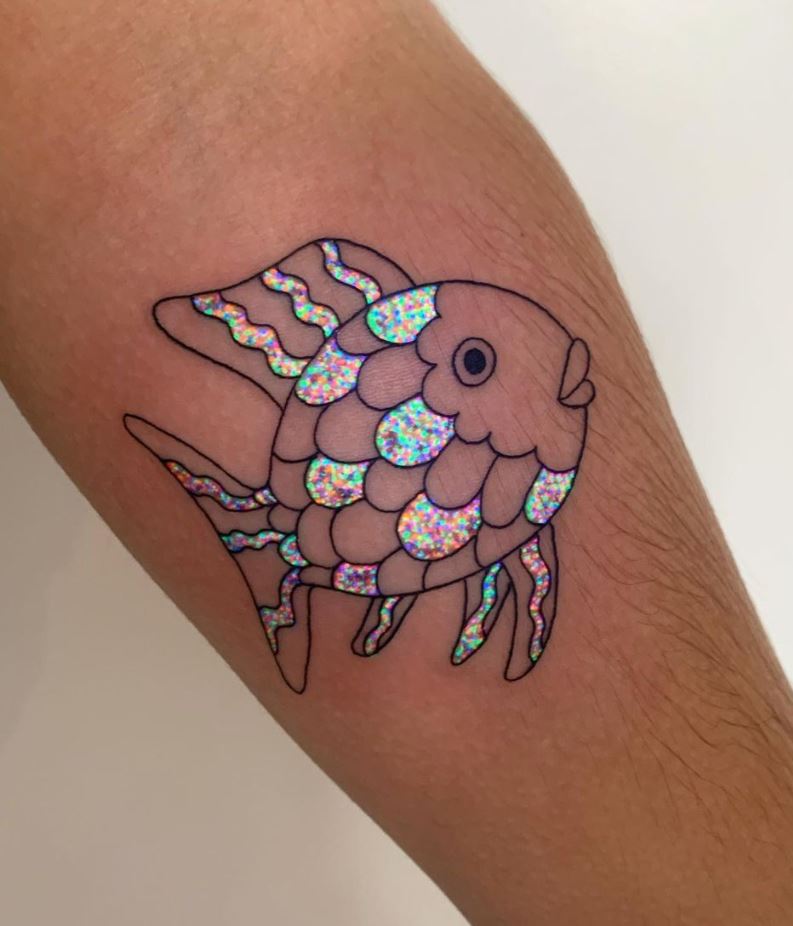 Glowing Fish Tattoo