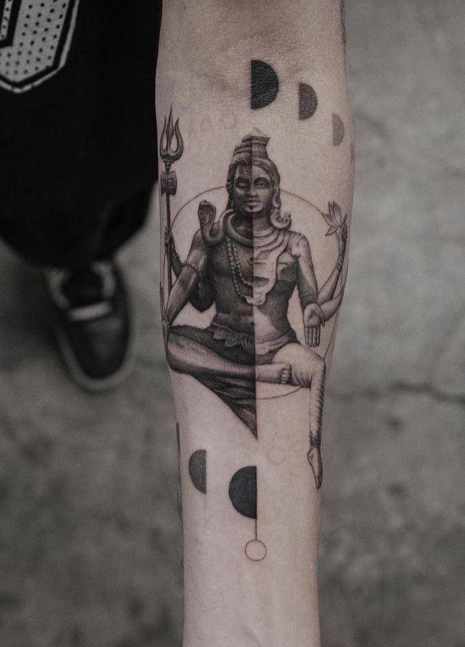 Ardhanarishvara Tattoo