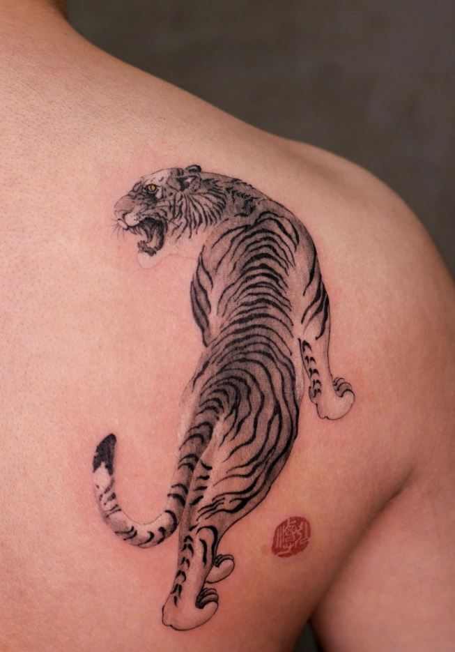 Flawless Tiger Tattoo
