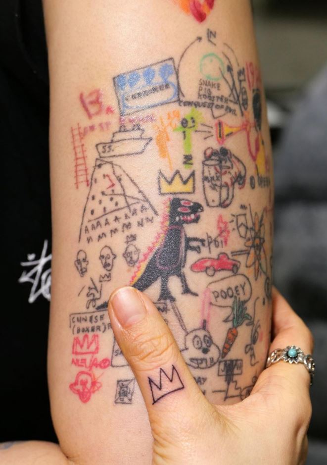 Jean-Michel Basquiat Tattoo