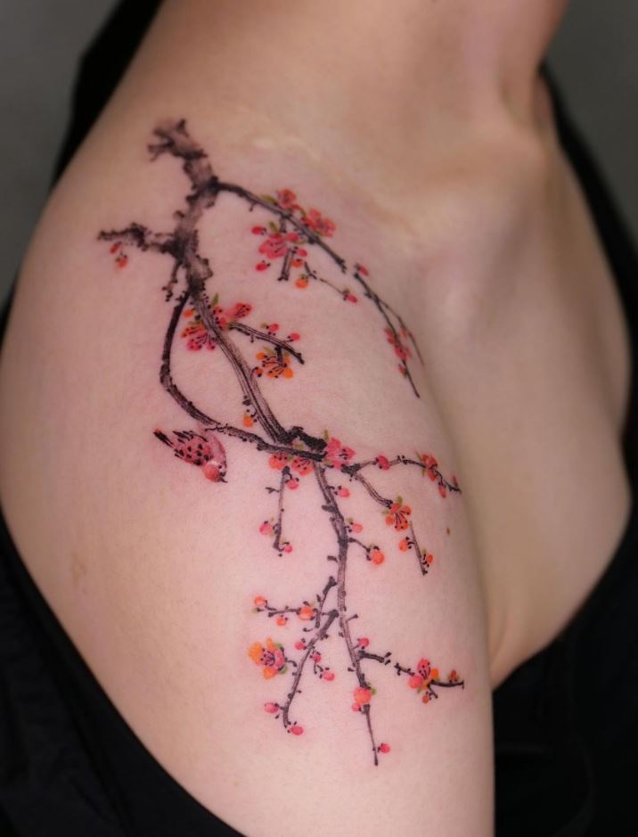 Superb Flowers Tattoo