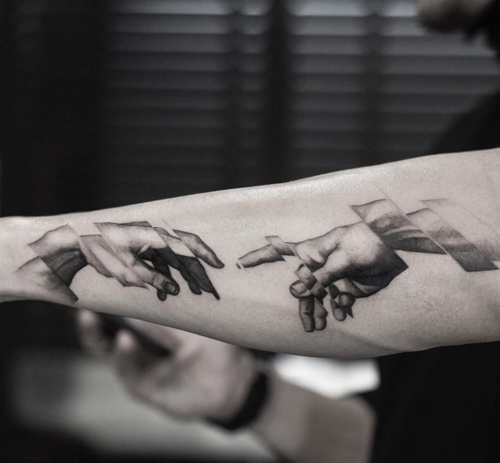 The Creation of Adam Tattoo | InkStyleMag