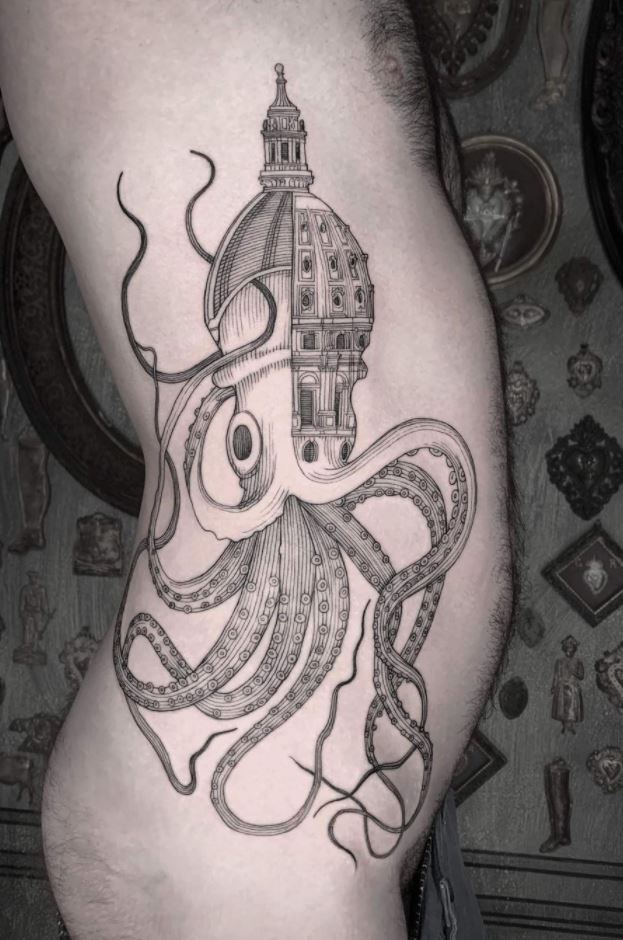 Remarkable Octopus Tattoo
