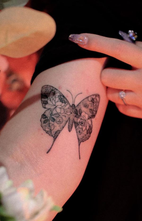 Staggering Butterfly Tattoo