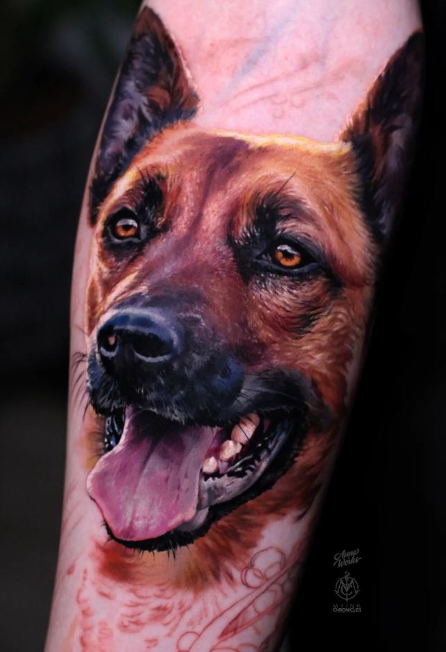Awesome Dog Tattoo