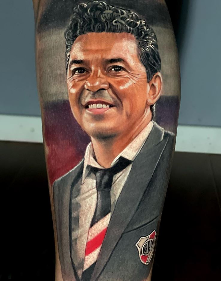 Marcelo Gallardo Tattoo