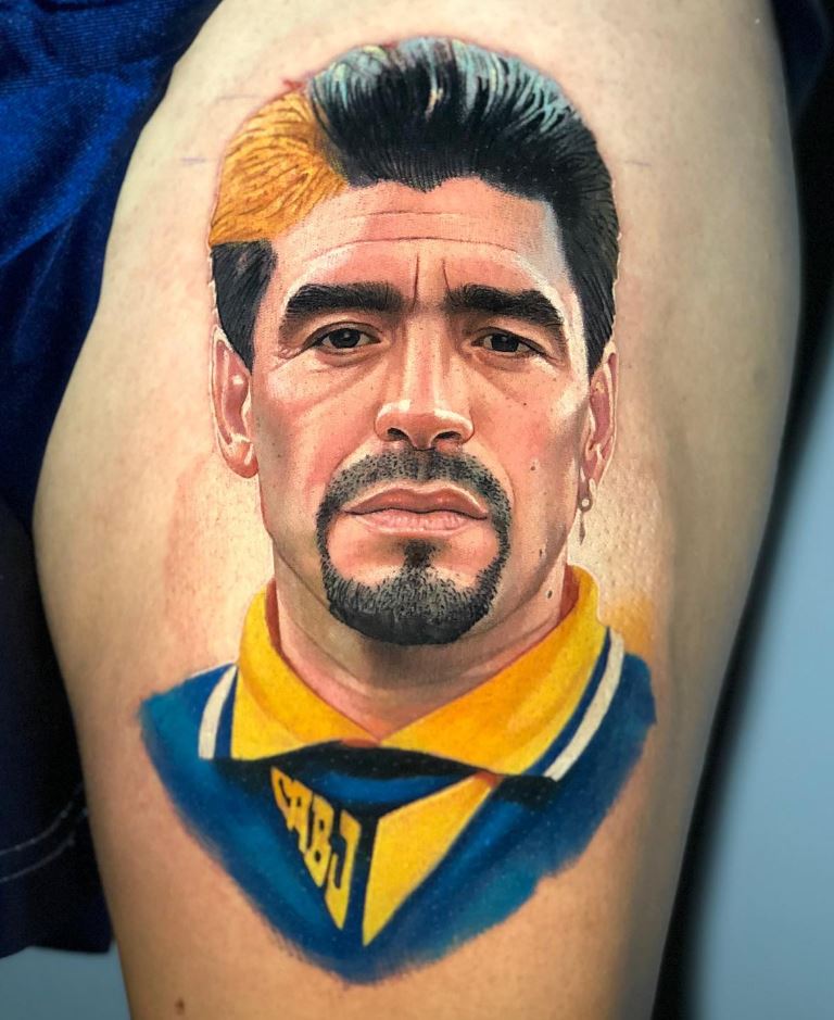 Diego Maradona Tattoo Diego Maradona Tattoo
