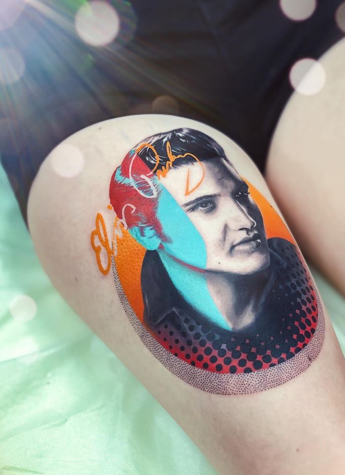 Amazing Elvis Presley Tattoo