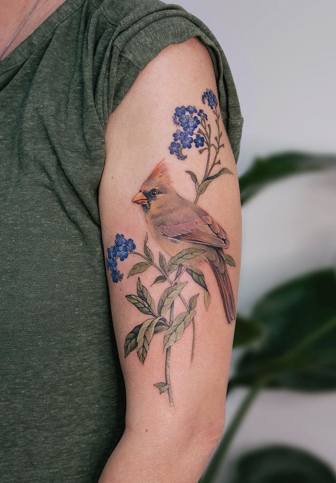 Astounding Bird Tattoo